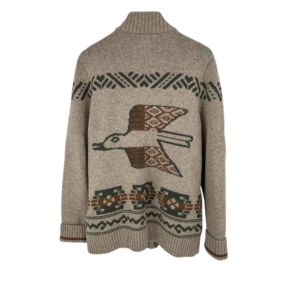 PAKA Condor Full Zip Cardigan Sweater Large Unisex